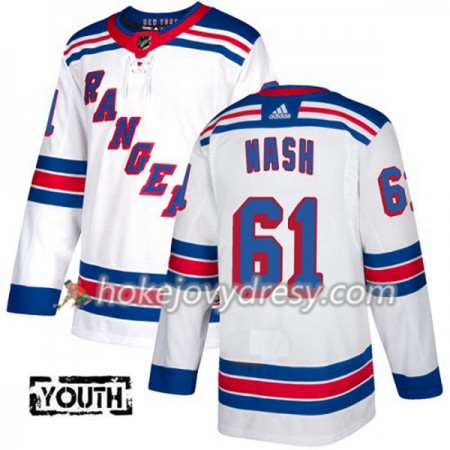 Dětské Hokejový Dres New York Rangers Rick Nash 61 Bílá 2017-2018 Adidas Authentic